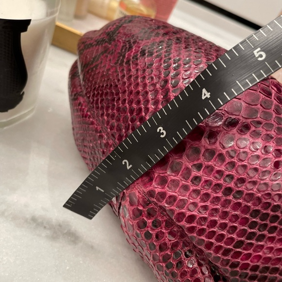 Judith Leiber Authentic ReptileSkinBurgundyPurple - Picture 11 of 11